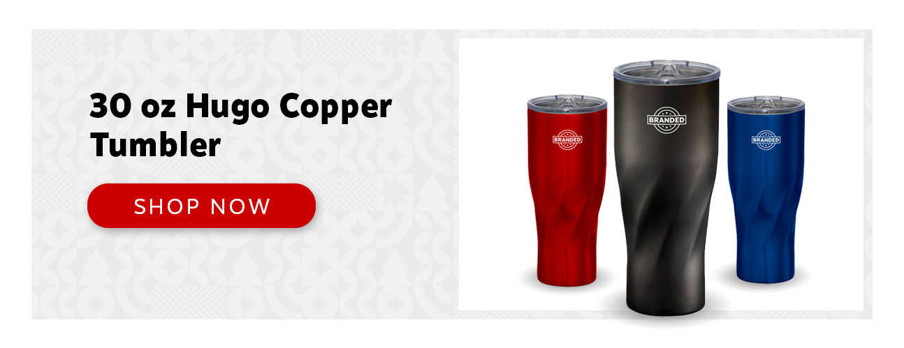 Copper Tumbler with Lid